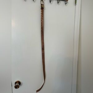 Elegant Braided Gold Belt